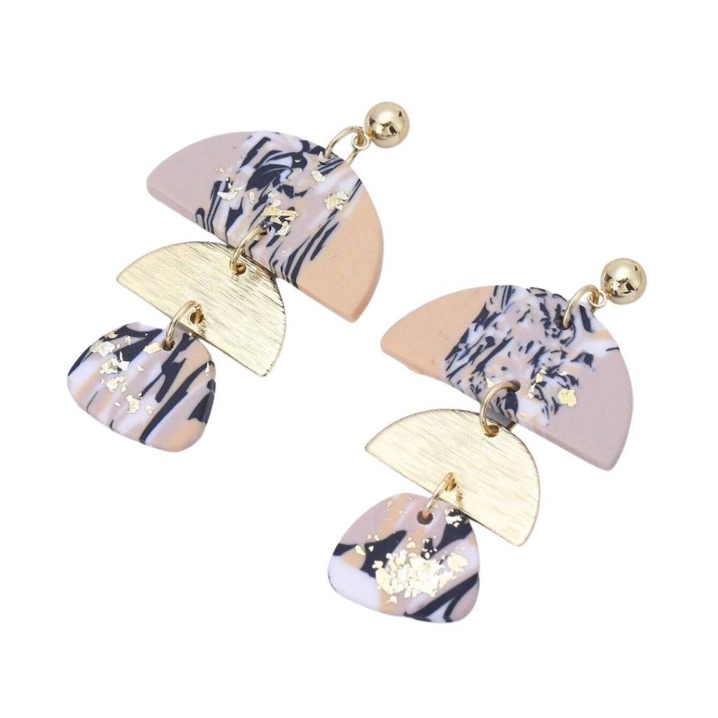 Blushing Bauble Dangle Earrings